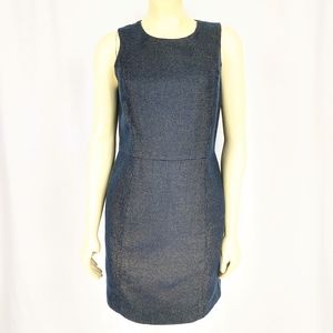 Michael by Michael Kors Petite Blue Gold Dress